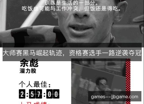 大师赛黑马崛起轨迹,资格赛选手一路逆袭夺冠 大师赛黑马崛起轨迹,资格赛选手一路逆袭夺冠